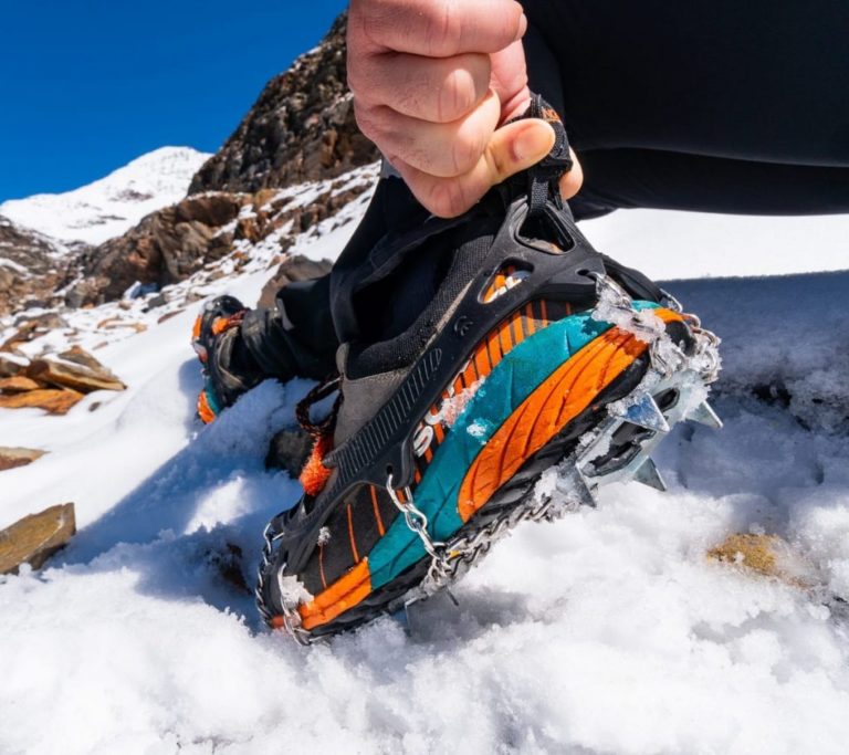 crampons randonnée neige