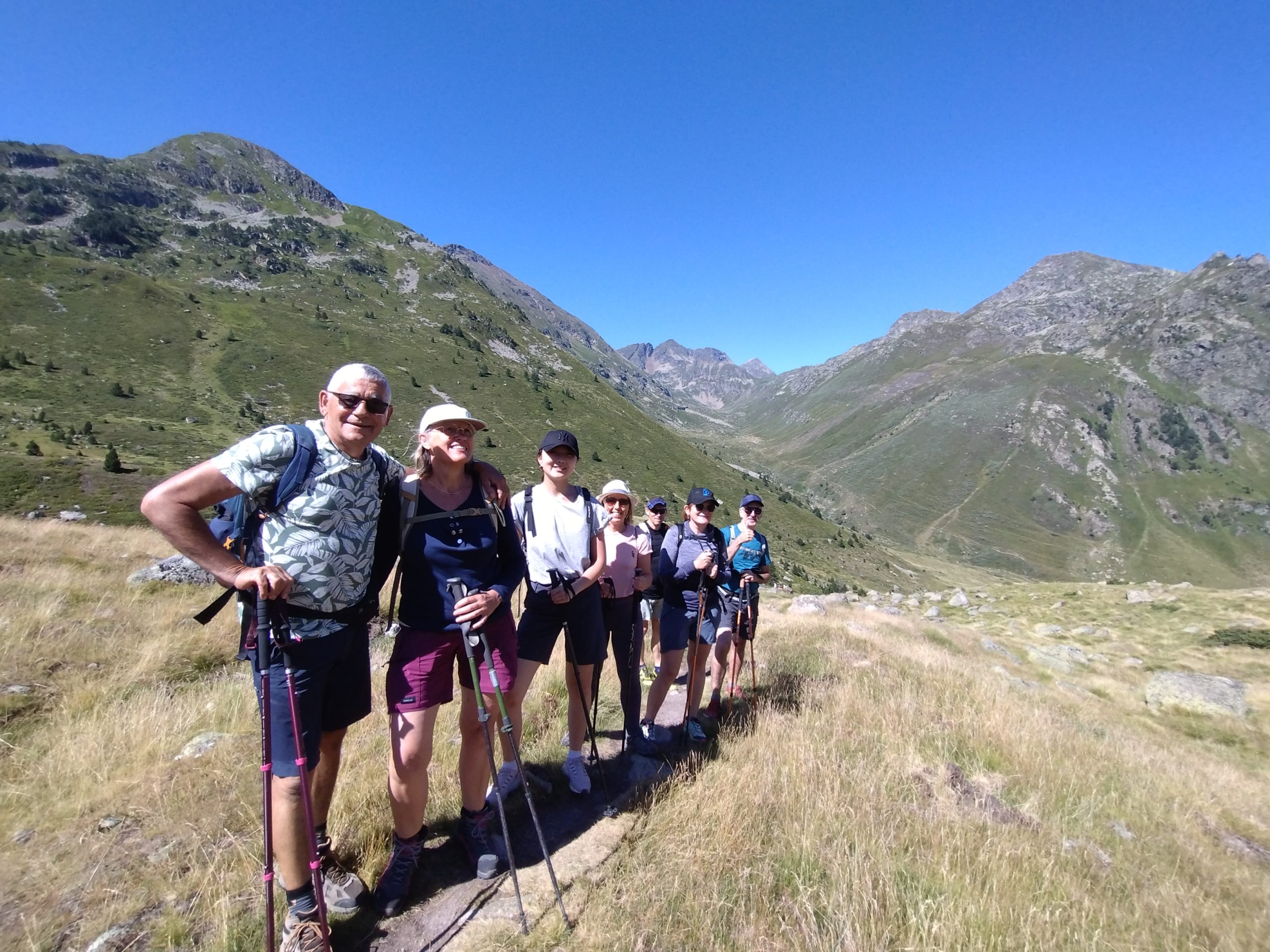 rando en groupe ariège