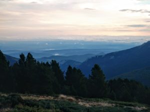 lever de soleil montagne bivouac