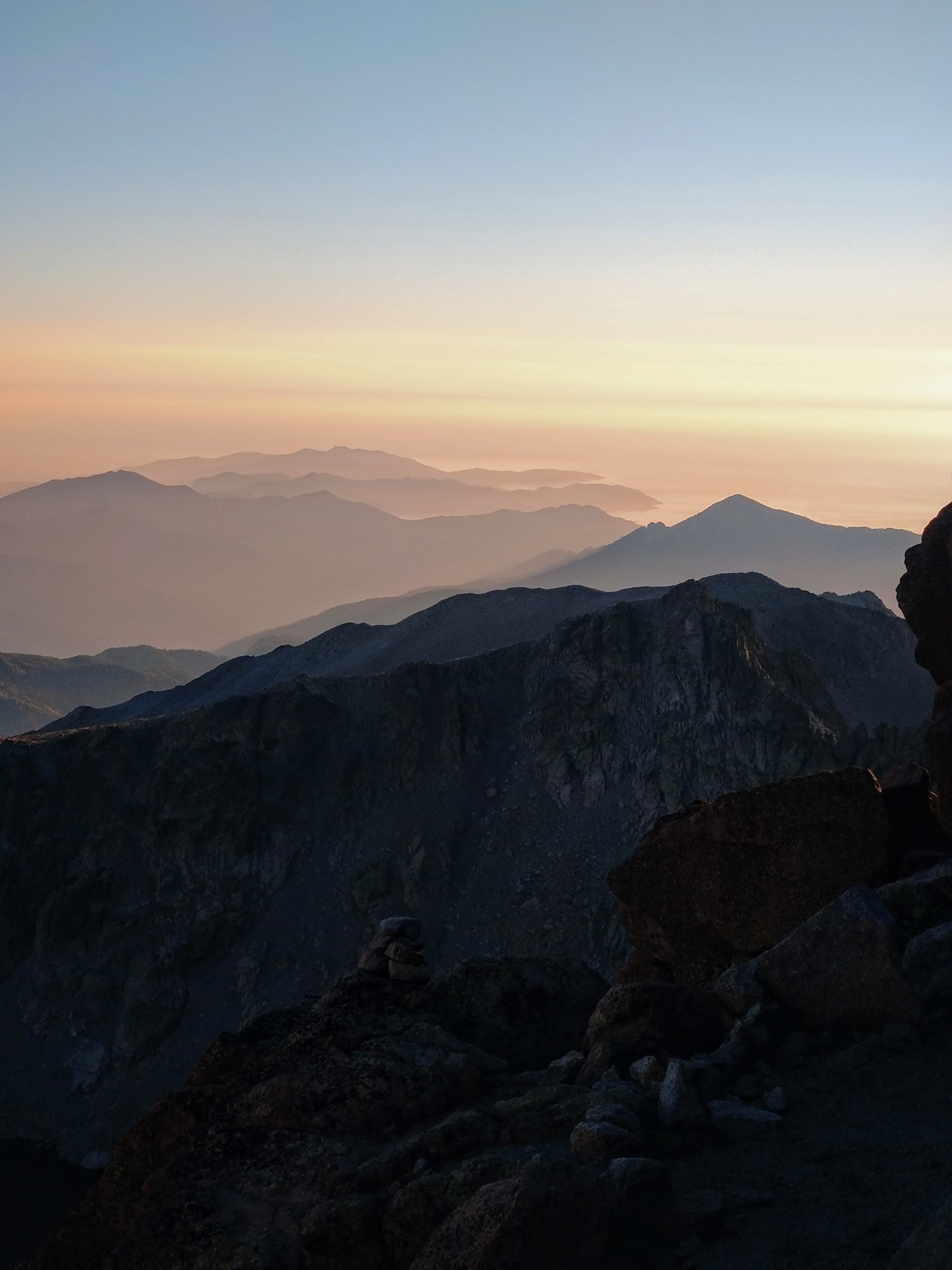 bivouac sommet monte rotondo corse