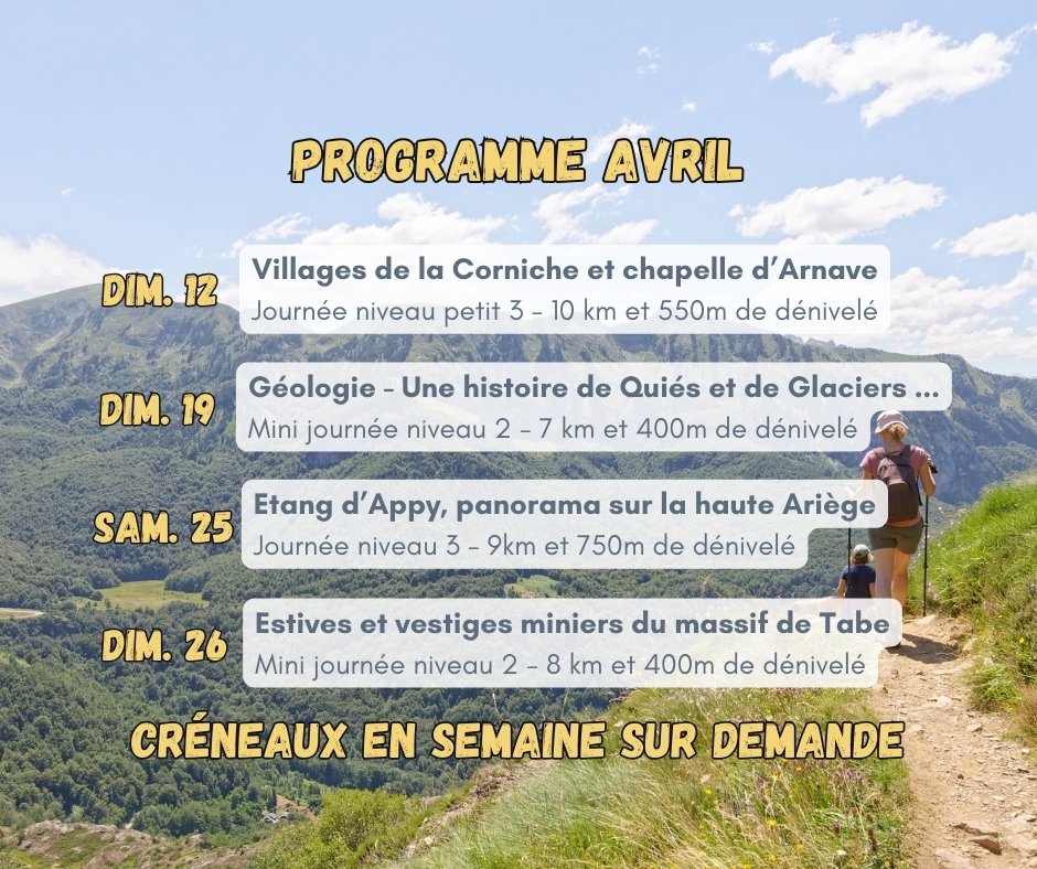 randonnées en ariège en avril guide randonnées