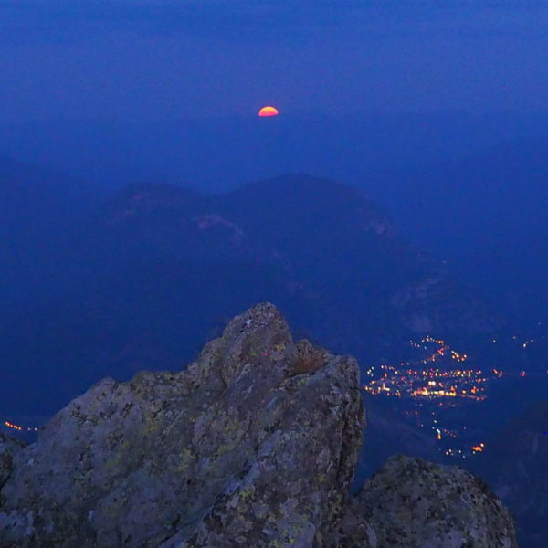 randonnée nocturne au prat d'albis